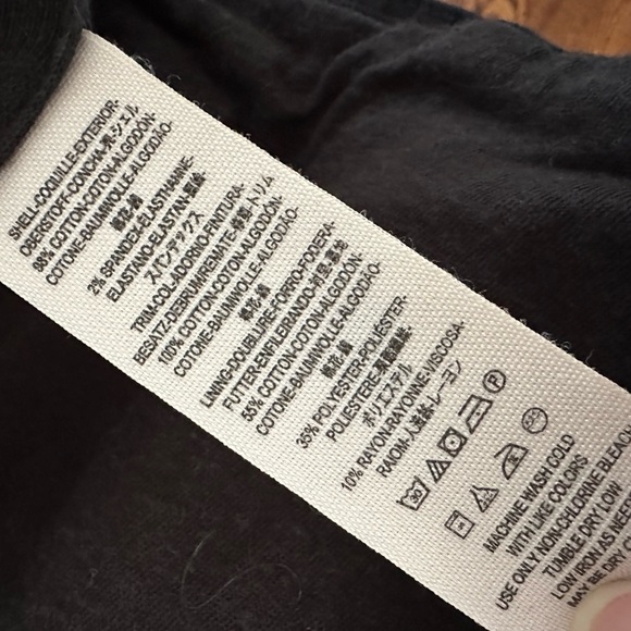 Free People Drape Front Coated Jacket Black ladies size 12 - Picture 6 of 13